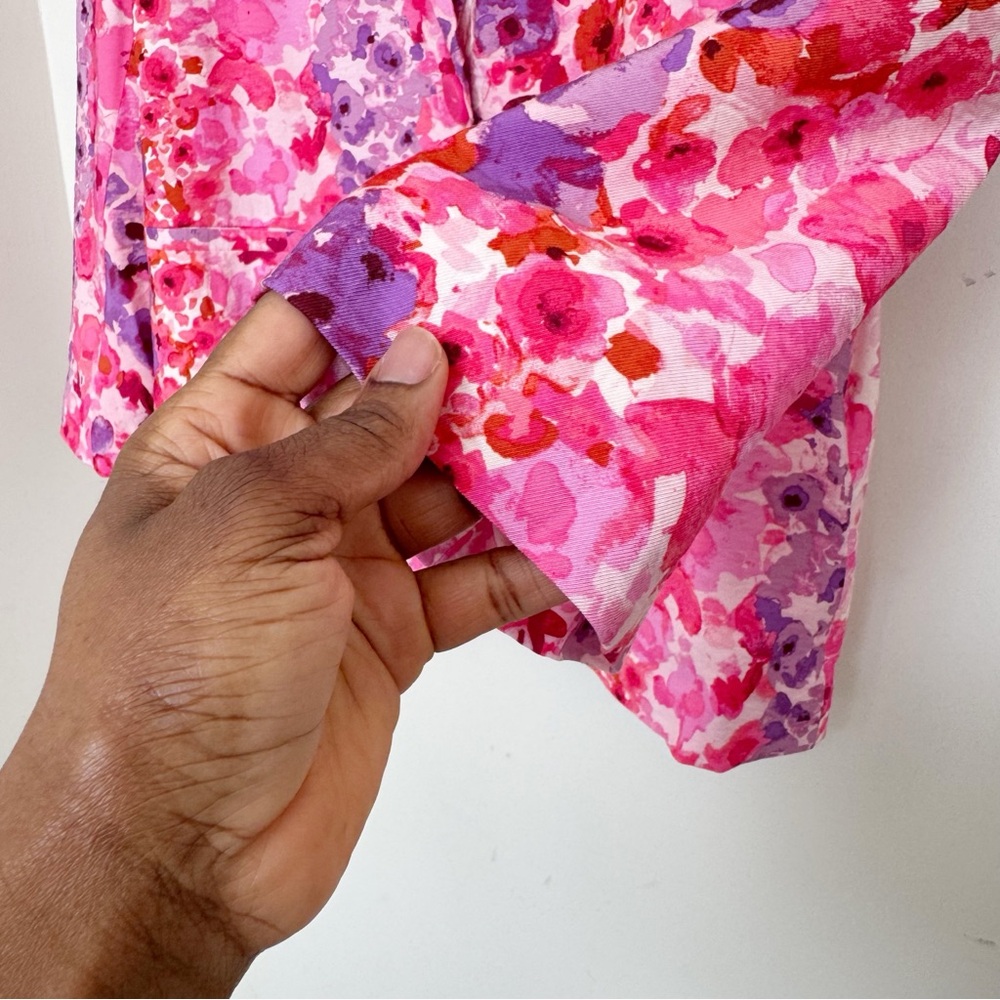 Pink floral blazer - Picture 14 of 15